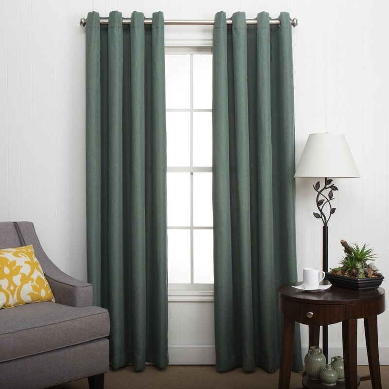 Canvas Grommet Curtain Panel Pairs
