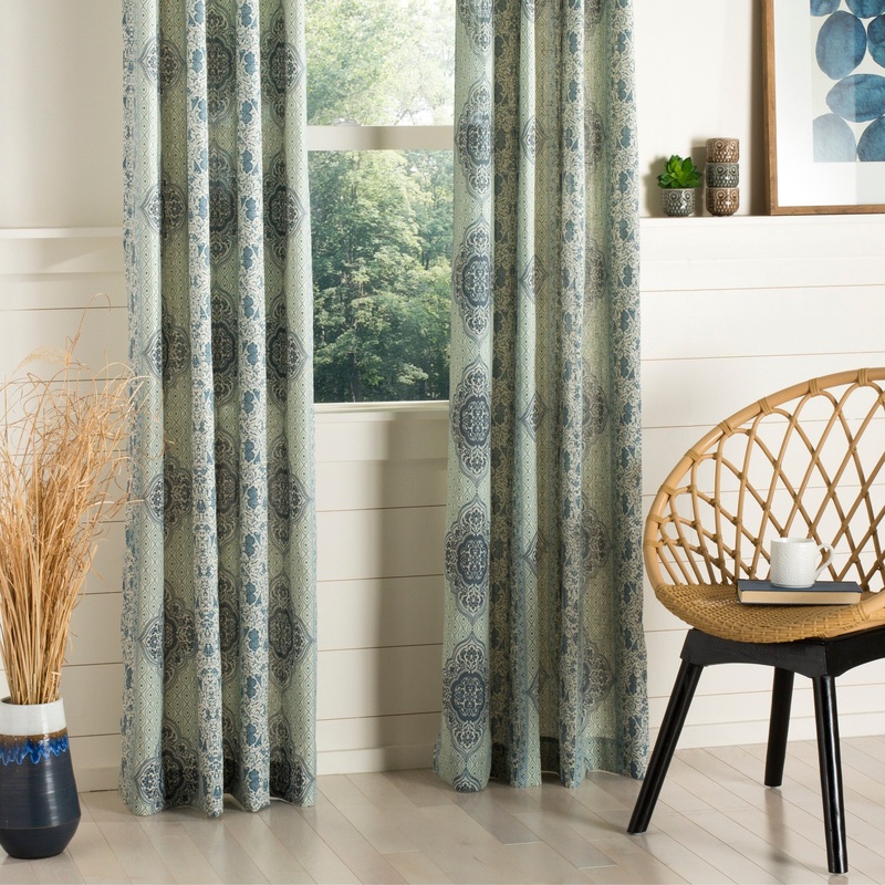 SAFAVIEH Diamantina Single Curtain Panel - 84" L x 52" W - 52Wx84L