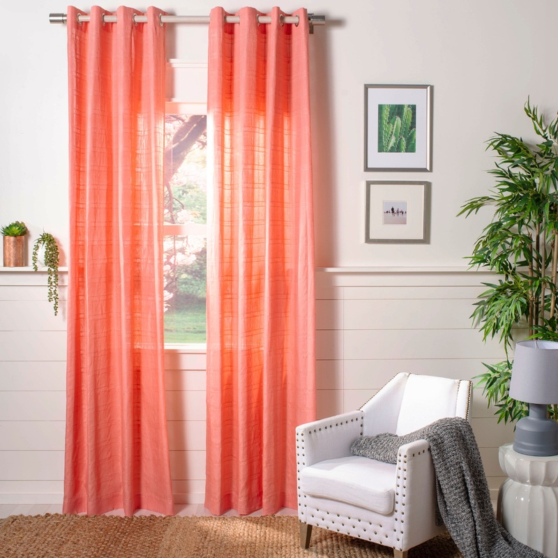 SAFAVIEH Imkea 52" x 84" Grommet Window Curtain Panel