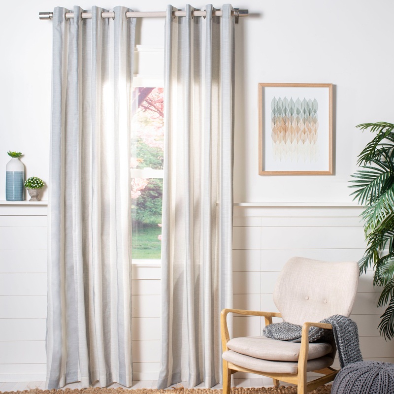 SAFAVIEH Lieveke 52" x 84" Grommet Window Curtain Panel
