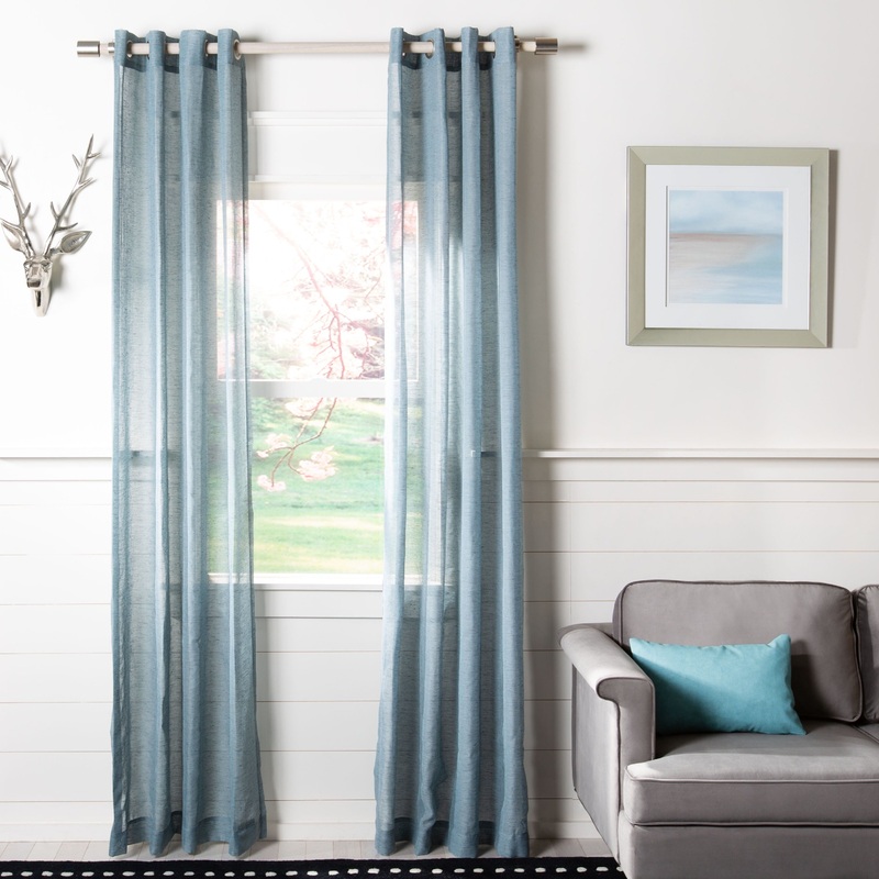 SAFAVIEH Lonnie Sheer Window Curtain Panel