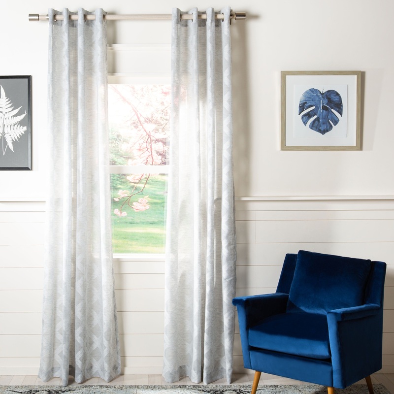 SAFAVIEH Mirtha Sheer Window Curtain Panel