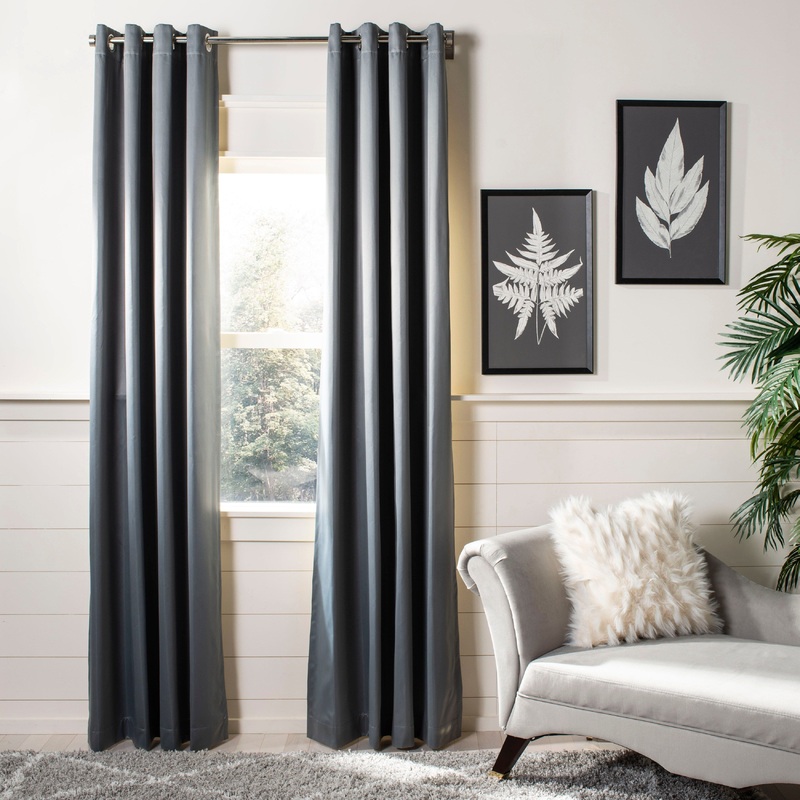 SAFAVIEH Montje Opaque Window Curtain Panel
