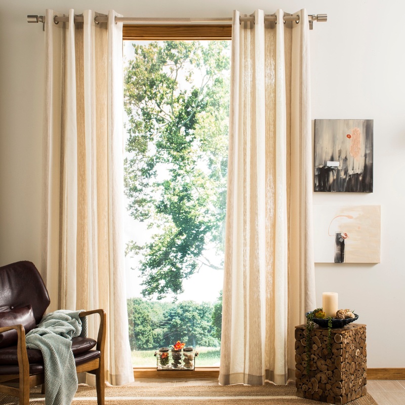 SAFAVIEH Naelle Single Curtain Panel - 96" L x 52" W - 52Wx96L