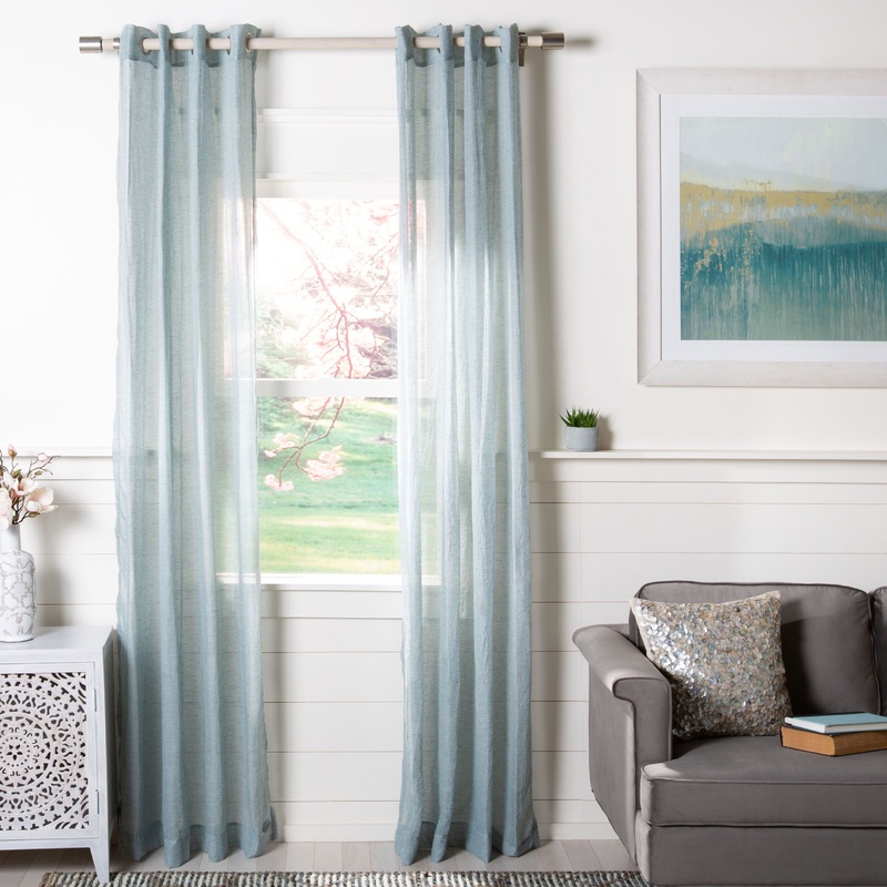 SAFAVIEH Raila Sheer Window Curtain Panel