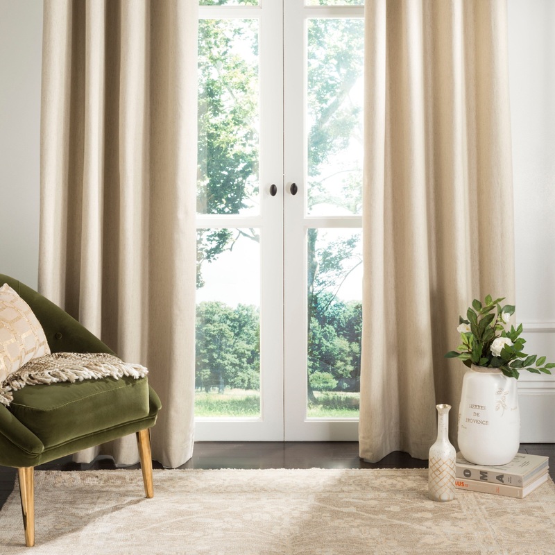 SAFAVIEH Thalea Window Single Curtain Panel - 96" L x 52" W - 52Wx96L