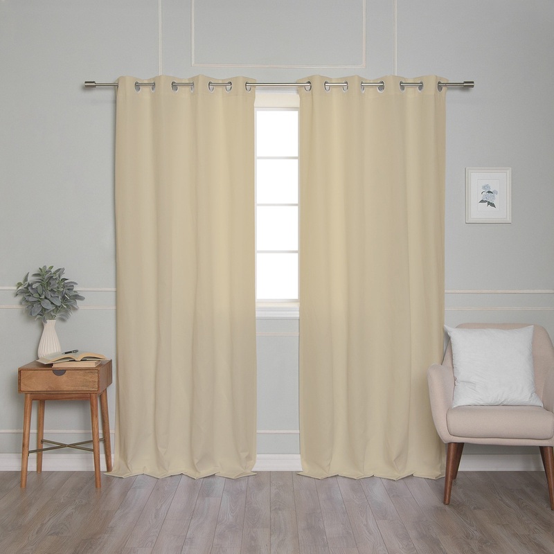 Aurora Home Oxford Outdoor Curtains- Grommet / Tie-Top