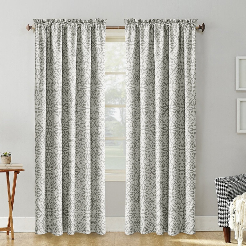 Serenta Bellamy Printed 2-Piece Curtain Set - 60" x 84"