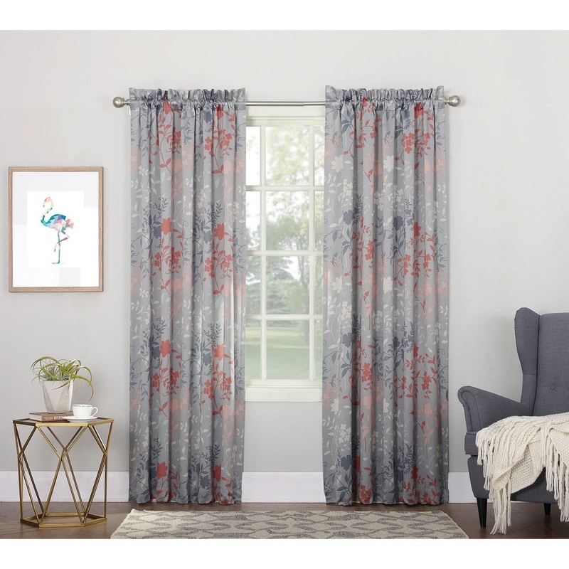 Sun Zero Andy Rod Pocket Room Darkening Curtain Panel, Single Panel