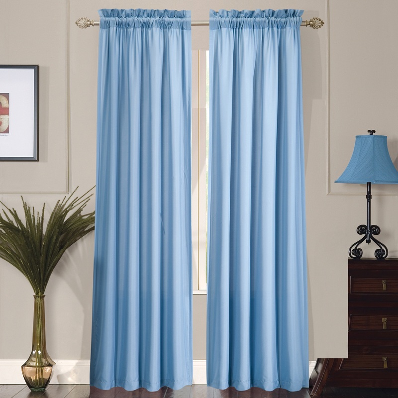 VCNY Home Microfiber Rod Pocket Window Panel