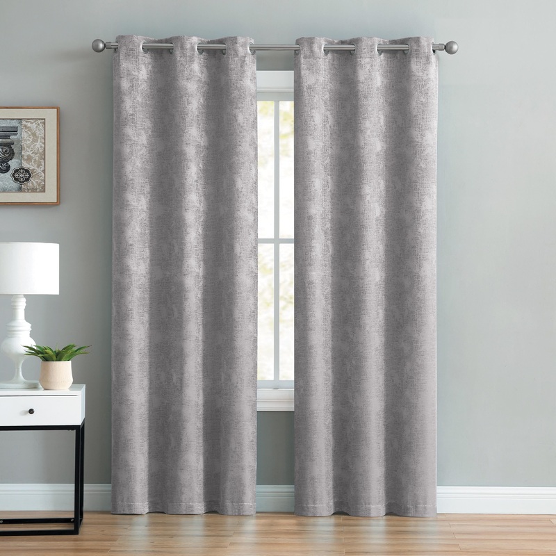VCNY Home Rosalie Jacquard Curtain Panel Pair - 38" x 96"