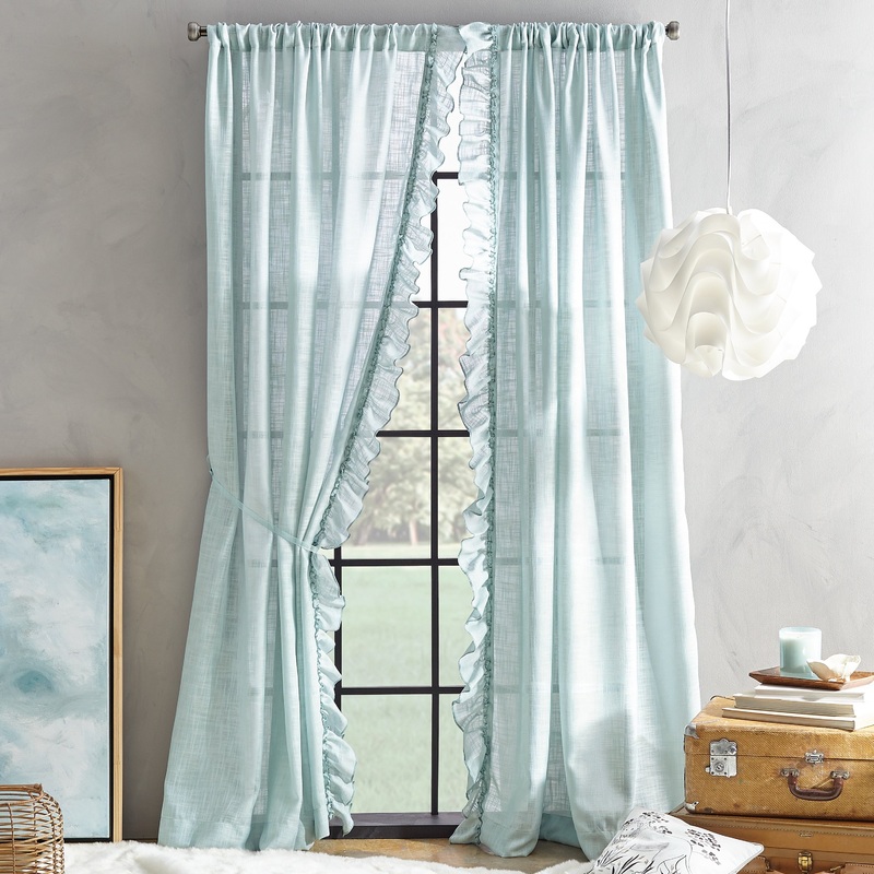 Arabella Semi-Sheer Poletop Single Curtain Panel