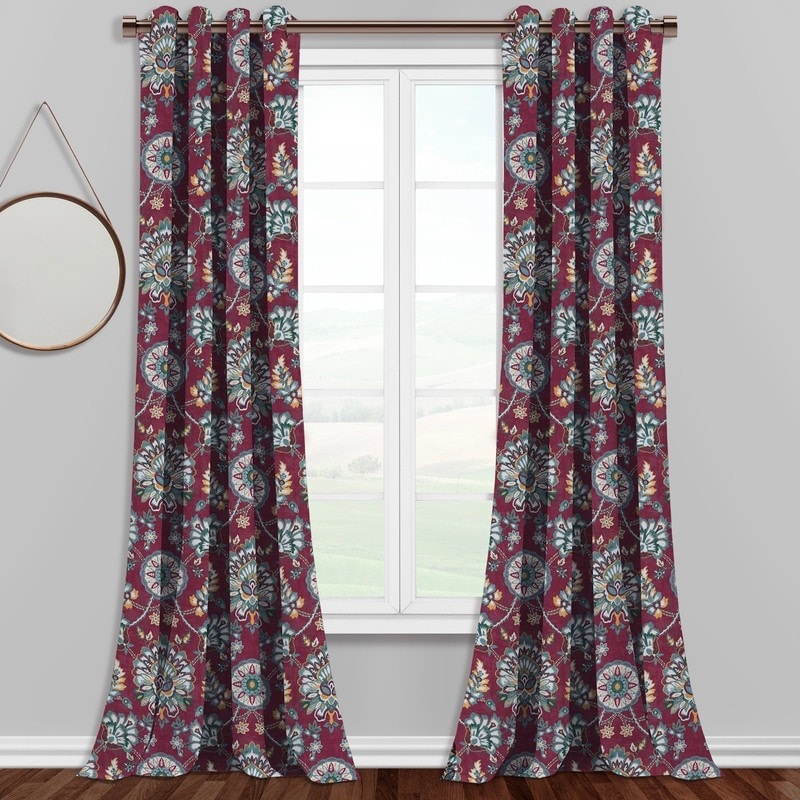 Amara Thermal Insulated Blackout Curtain with Grommets, 1 Panel