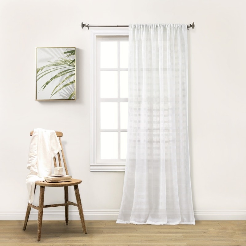 Carnaby Light Filtering Rod Pocket Curtain Panel