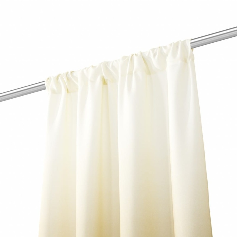 Set of Two 84" Gold Ombre Shades Window Panels - 84" x 76"