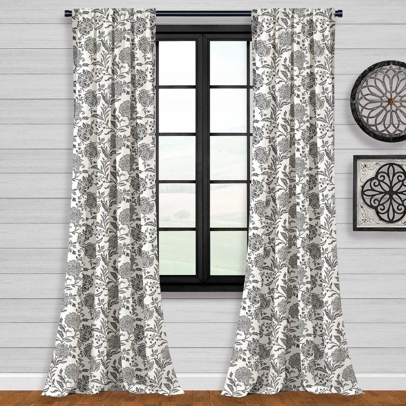 Wooster Farmhouse Room Darkening Curtain, 1 Panel