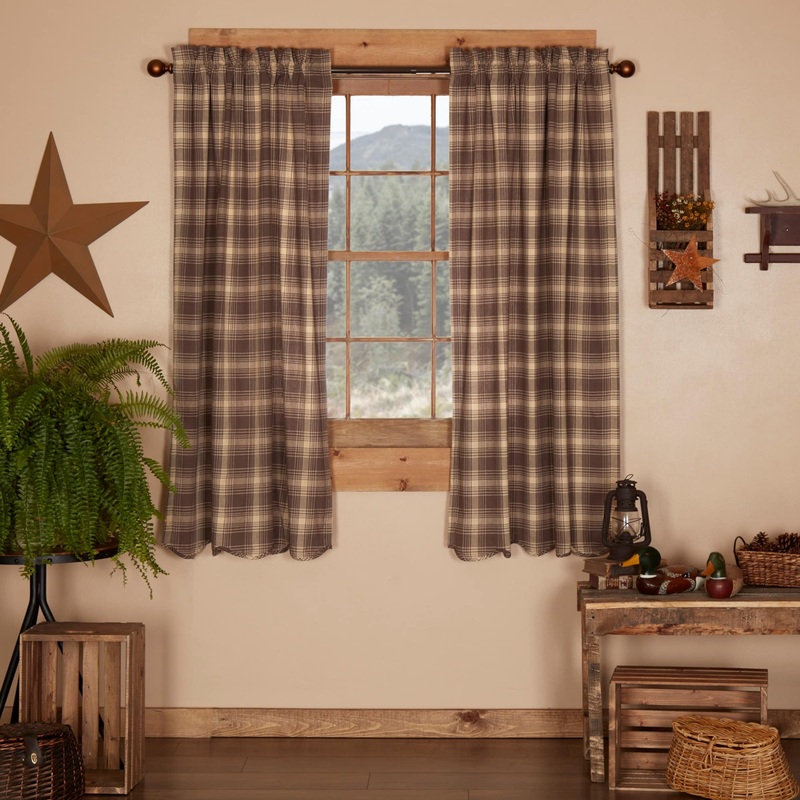 Dawson Star Scalloped Short Panel Set of 2 63x36 - Short Panel 63x36