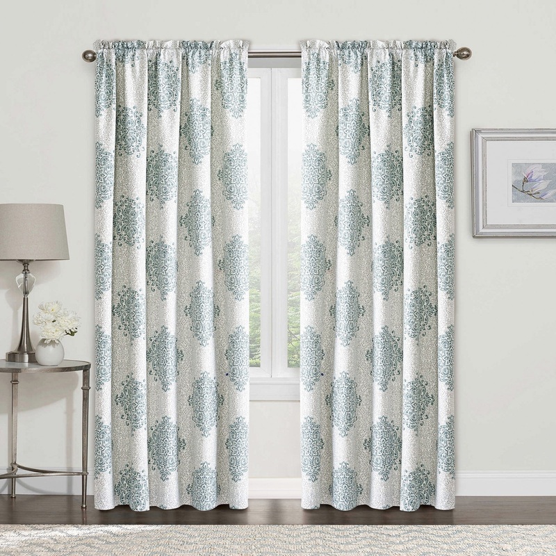 Serenta Chelsea Printed 2 Piece Curtain Set