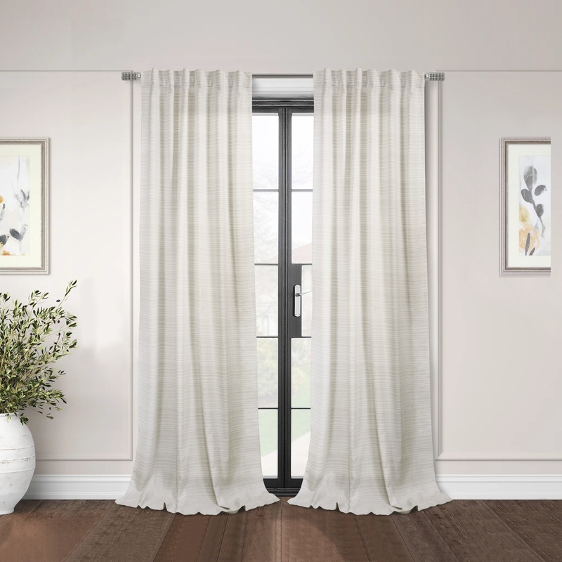 Austin Light Filtering Dual Header Curtain Panel