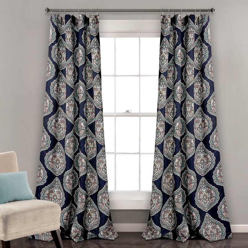 The Curated Nomad La Boheme Room Darkening Window Curtain Panel Pair