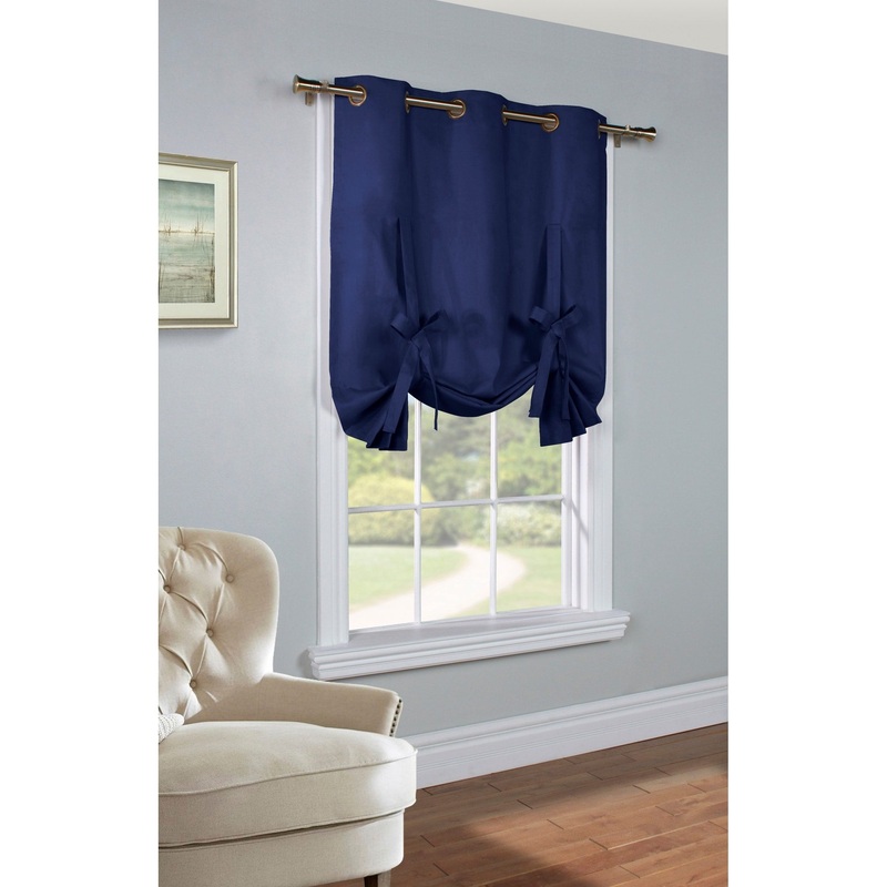 ThermaLogic Prescott Insulated Tie Up Window Curtain Panel - 40" x 63"
