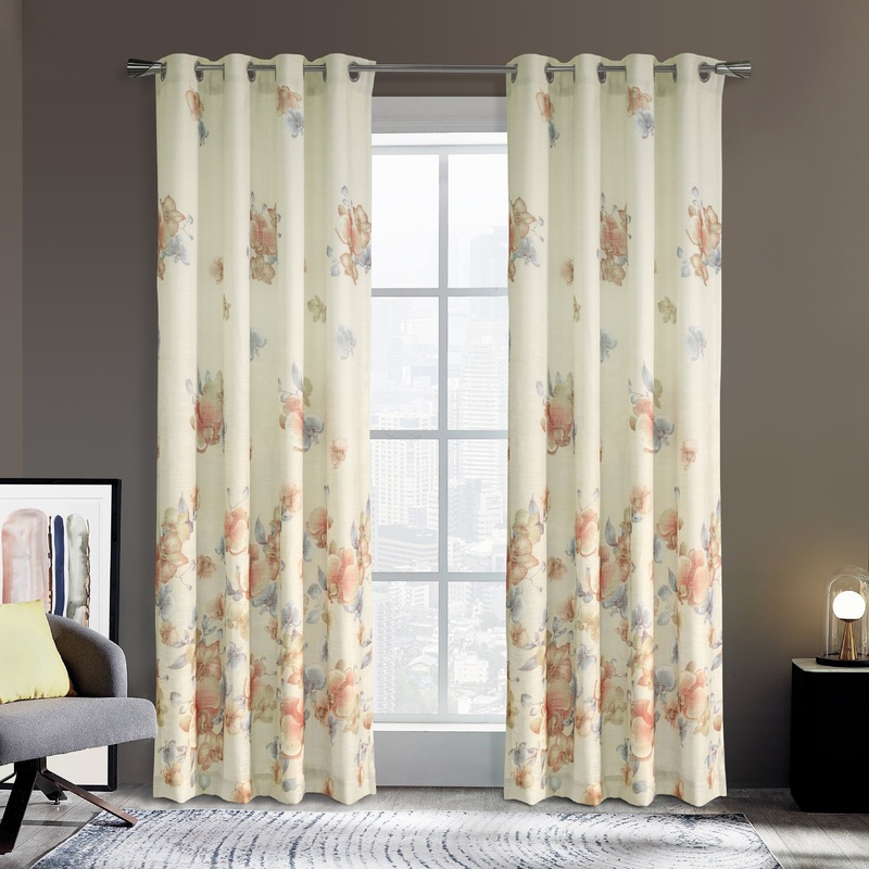 ThermaLogic Twilight Lined Room Darkening Grommet Curtain Panel