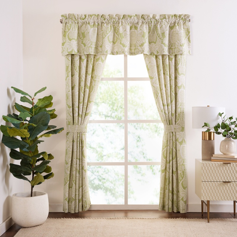 Wexford 2-piece Damask Window Panel Pair - 50x84