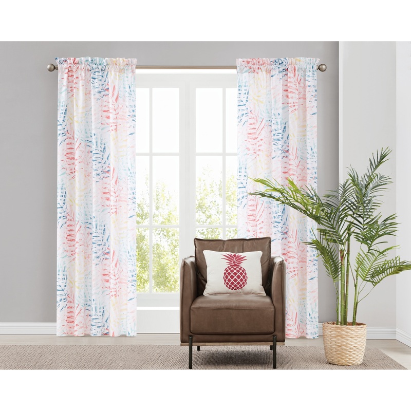 Coastal Living Bright Tropics Pair Window Panel - 50x84