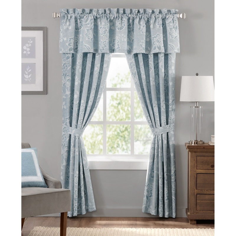 Rose Tree Mirabelle Floral Window Panel Pair