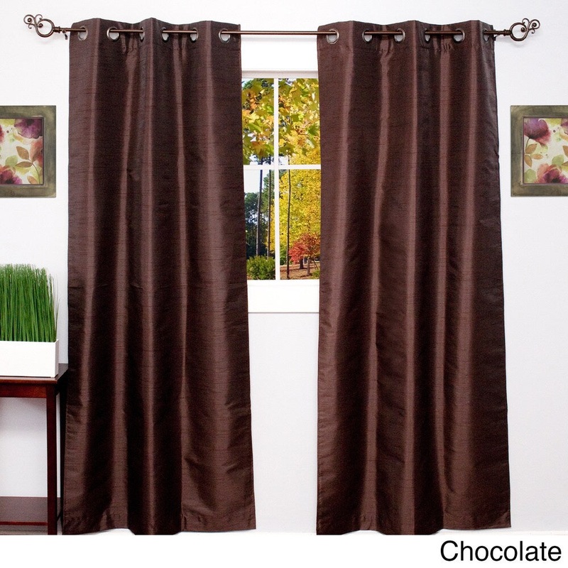 Thermal Blackout Grommet Top Curtain Panel Pair - 84 inch x 38 inch - 84 inch x 38 inch