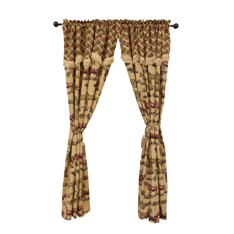 All Over Horse Curtain, 60"X84"