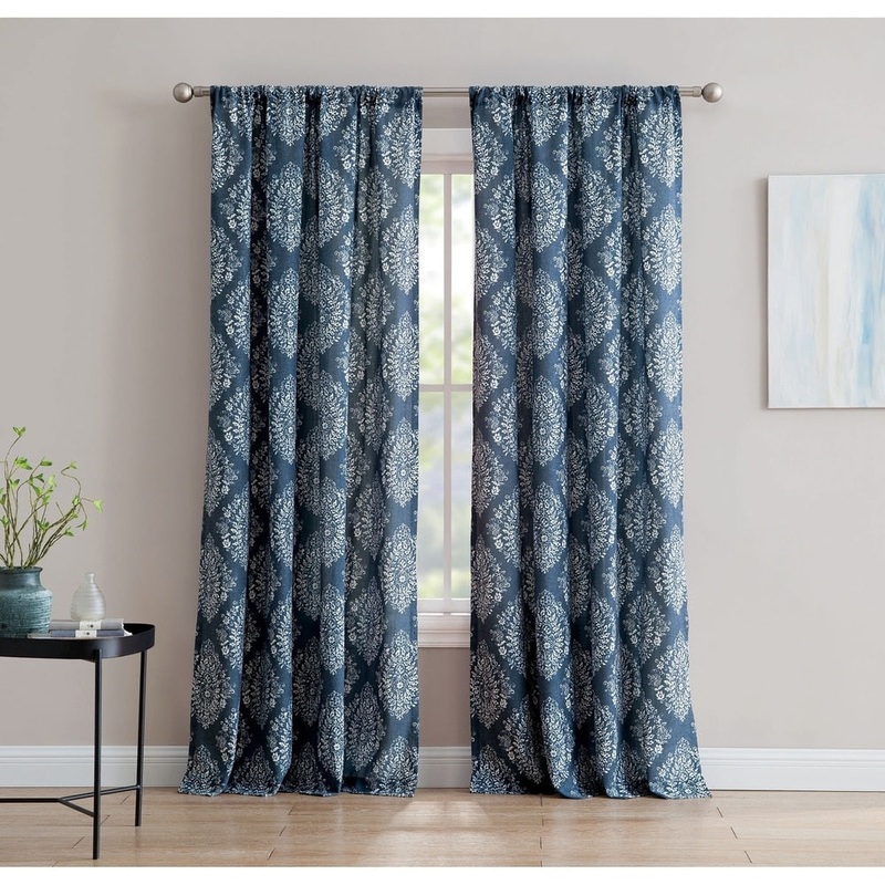 Alma 84-inch Window Curtain with Rod Pocket -Single Panel, Inspired Surroundings by 1888 Mills