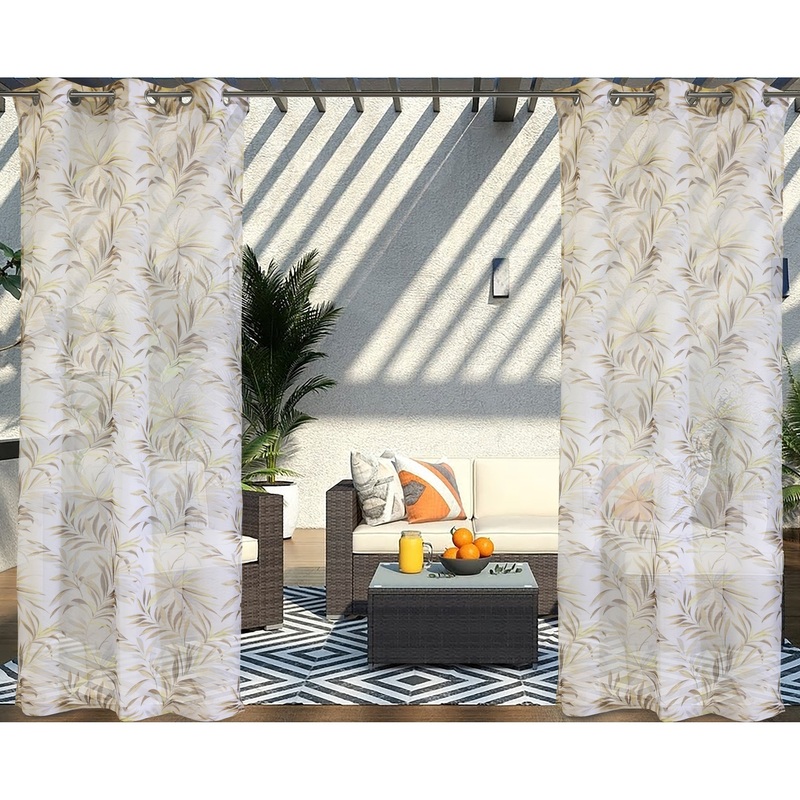 Antigua Indoor/Outdoor Grommet Curtain Panel by Outdoor Decor