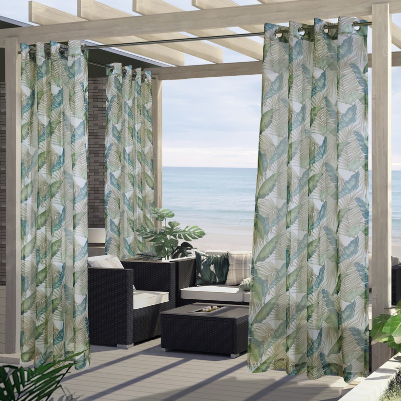 Bonaire Indoor/Outdoor Grommet Curtain Panel by Outdoor Decor