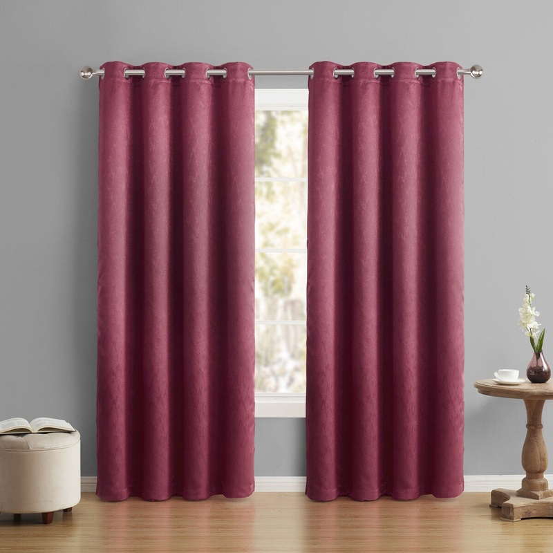 VCNY Home Bree Embossed Grommet Blackout Curtain Panel