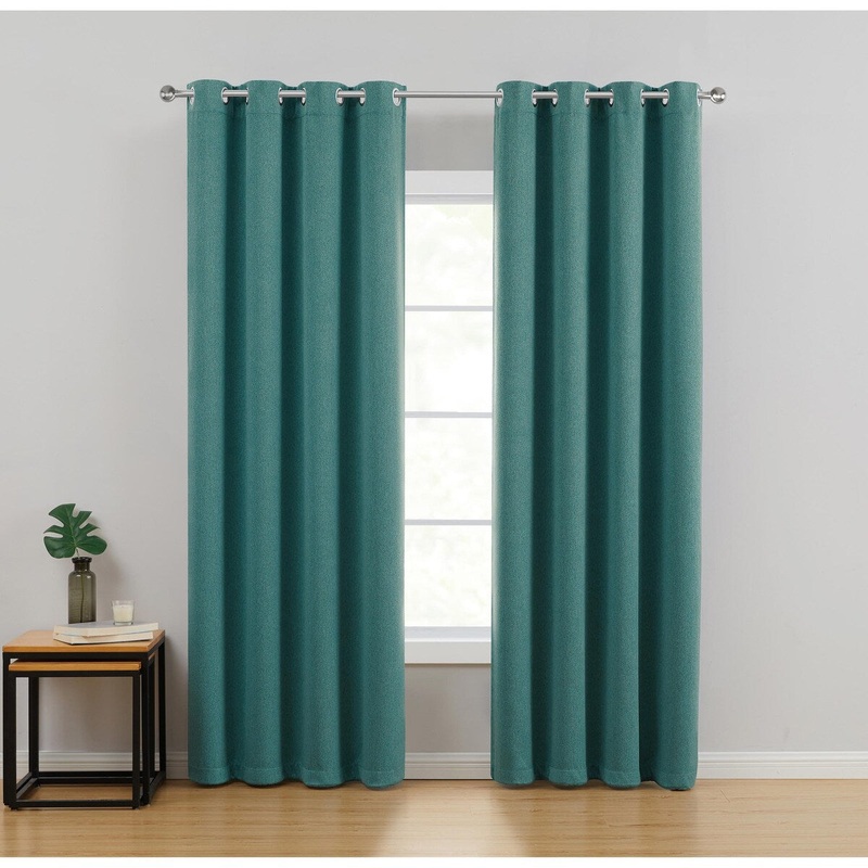 VCNY Home Tyler Green Woven Grommet Blackout Curtain Panel - 52" x 90"