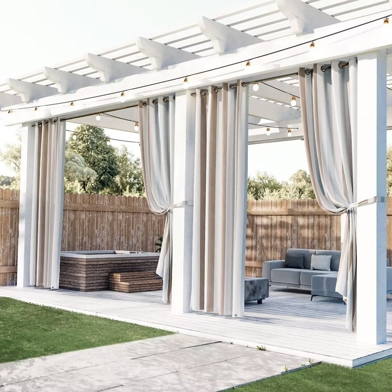 Wonderland Stripe Outdoor UV Protected Privacy Panel