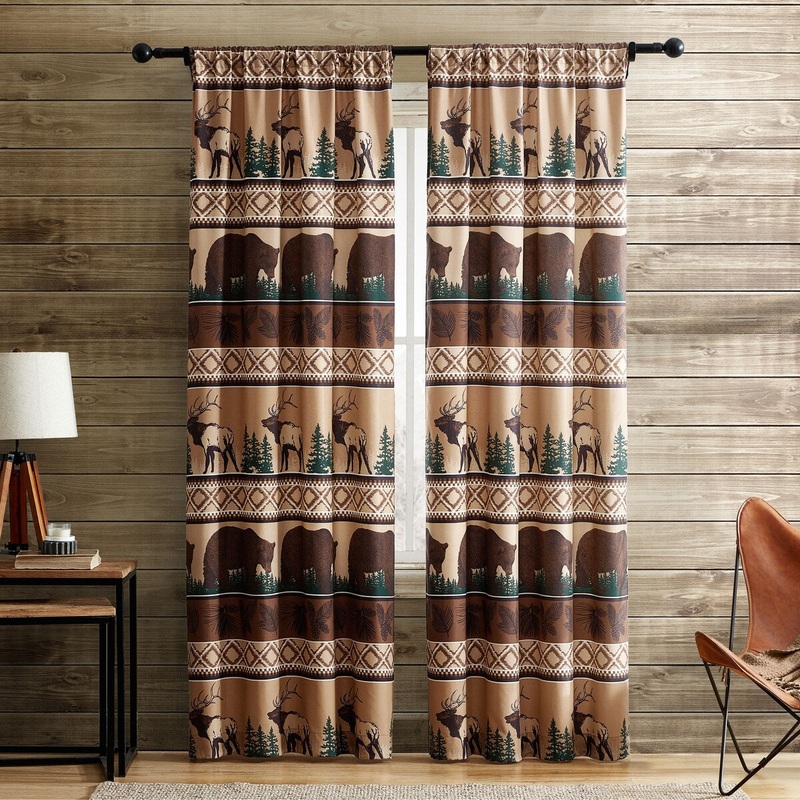 Bear Mountain Panel Pair 38"W x 84"L
