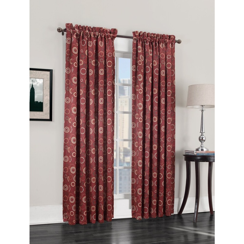 Sun Zero Gail Rod Pocket Room Darkening Window Curtain Panel