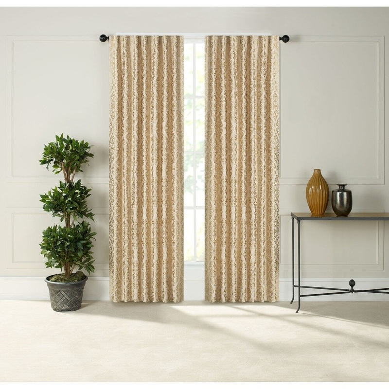 Tokyo Pocket Rod Drapery Panel - Pair - 54" x 63"