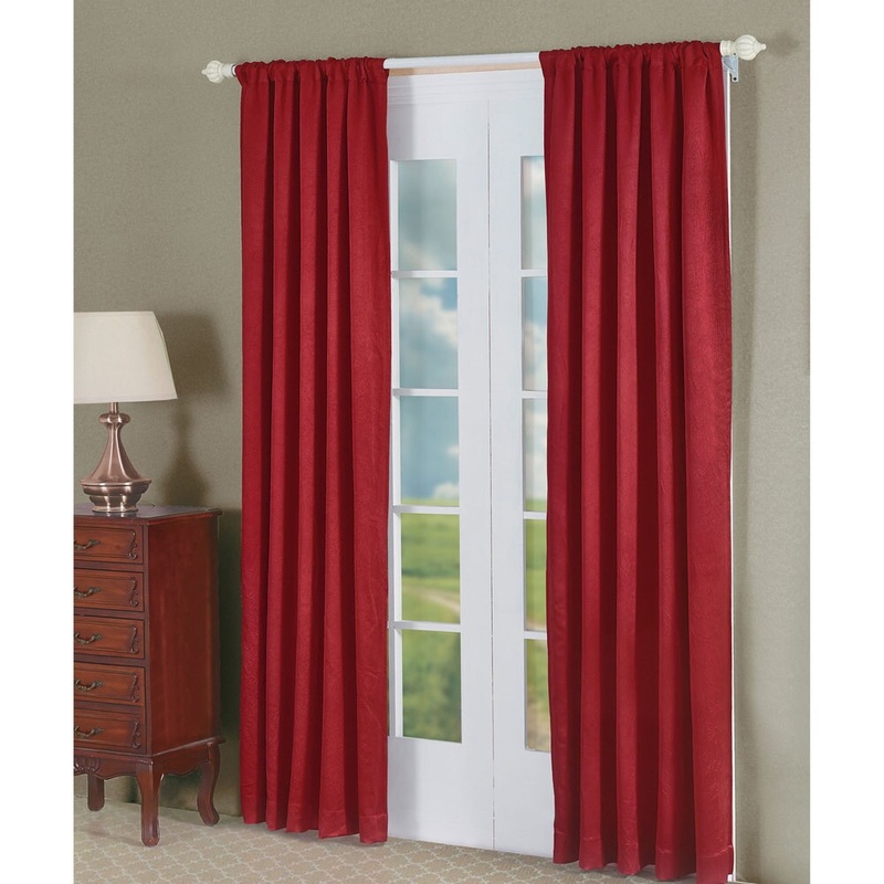 Copper Grove Watt Red Crush 2-piece Curtain Panel - 52" x 84"