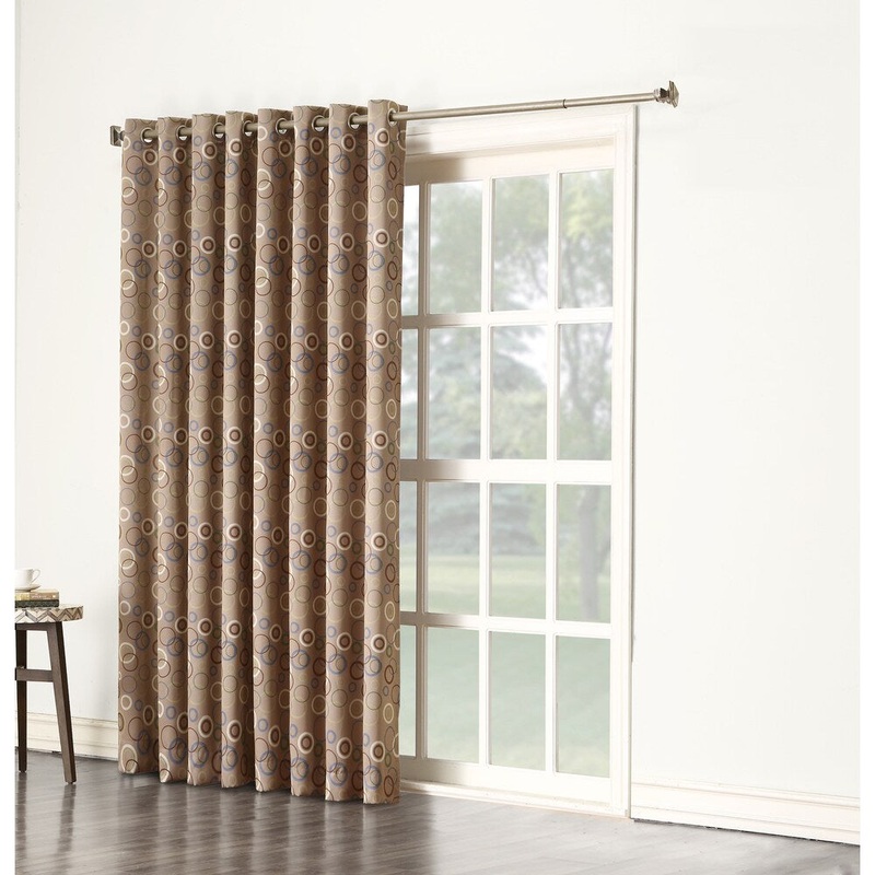 Sun Zero Gail Grommet Room Darkening Window Patio Curtain Panel