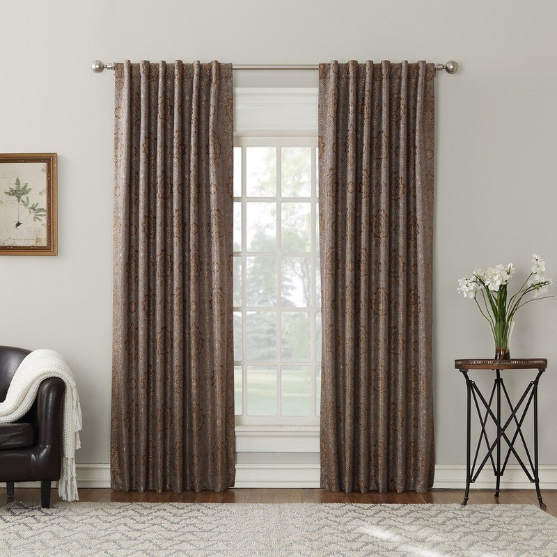 Sun Zero Salazar Blackout-lined Back-Tab Curtain Panel