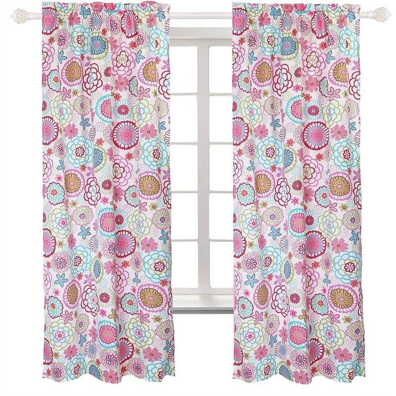 Cozy Line Mariah Floral Window Curtain Panel Pair