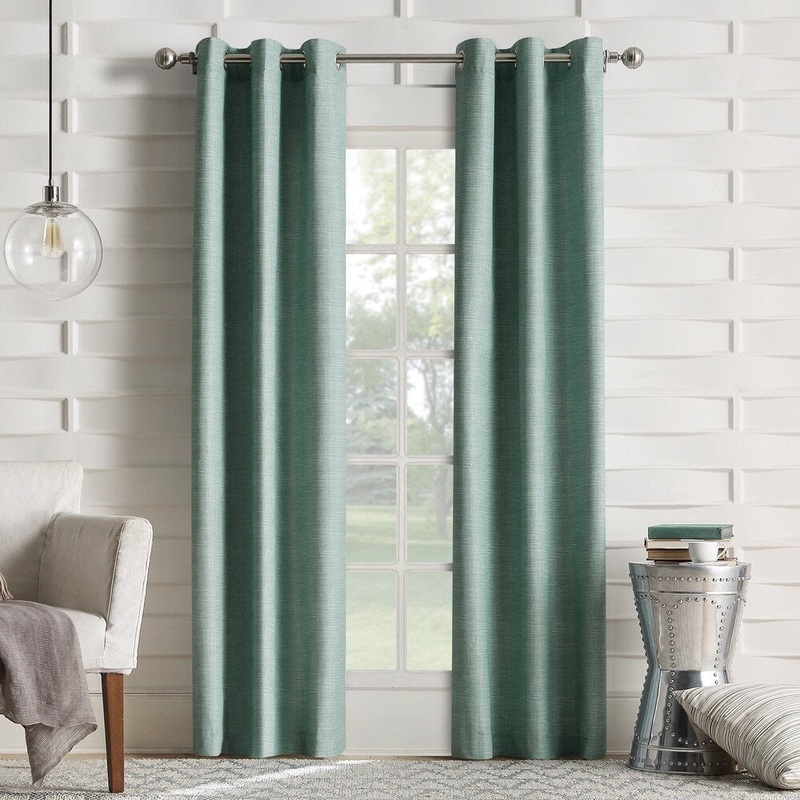 Sun Zero Dean Grommet Thermal Lined Window Curtain Panel