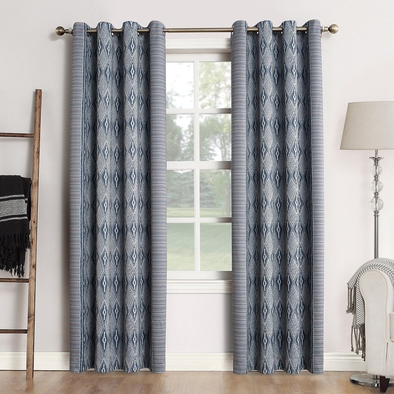 Sun Zero Tahoe Home Theater Grade Extreme Blackout Grommet Curtain Panel