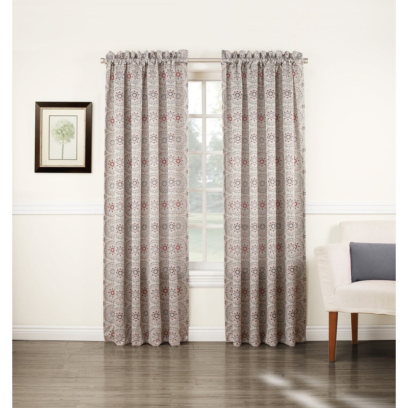 Sun Zero Idan Rod Pocket Room Darkening Window Curtain Panel