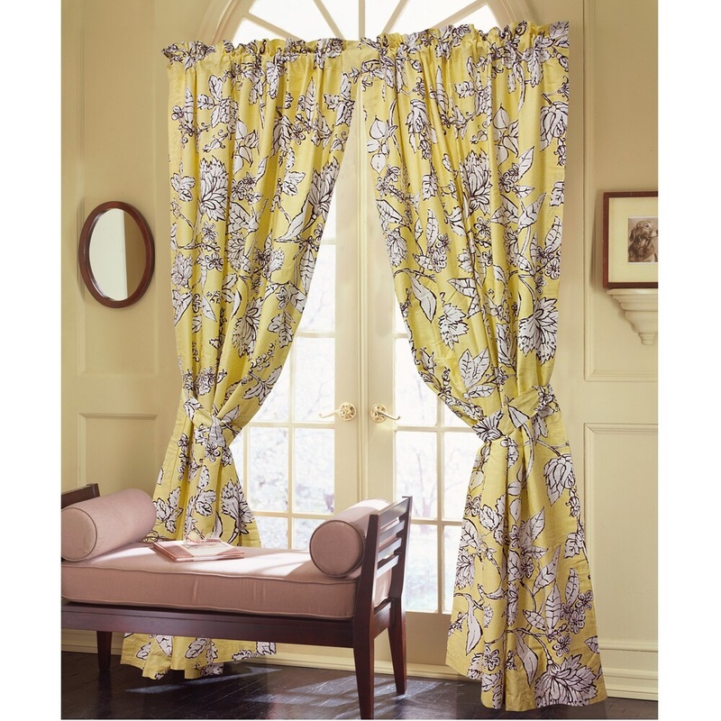 Coute Couture Shelton Cotton 86-inch Curtain Panel Pair - 50 x 86