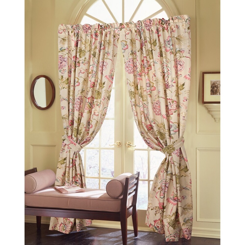 Rose Tree 'Coventry' Curtain Panel Pair with Tiebacks