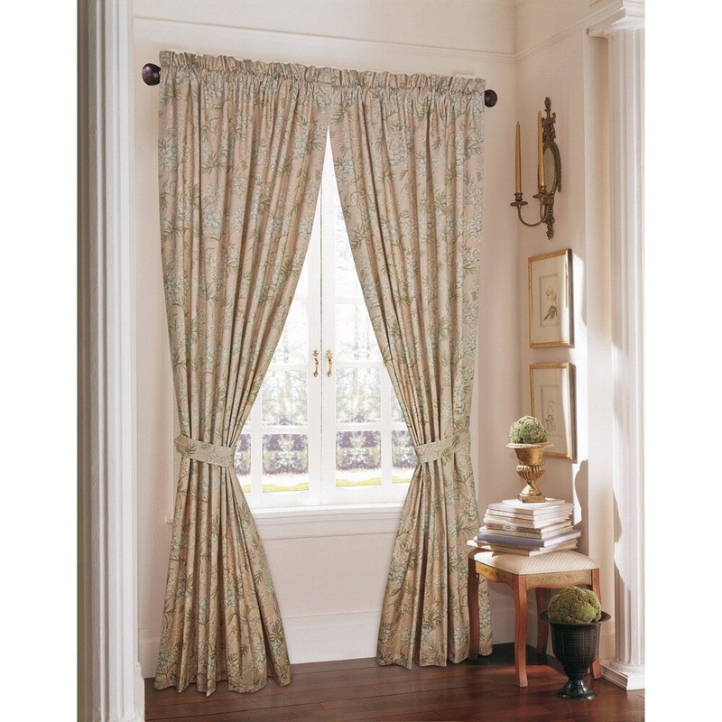 Rose Tree Monet Curtain Panel Pair - 48 x 86
